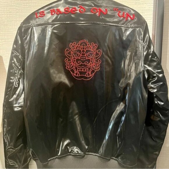 EVISU The Spirit Of EVISU Japanese Designer Bomber Jacket - Picture 14 of 14